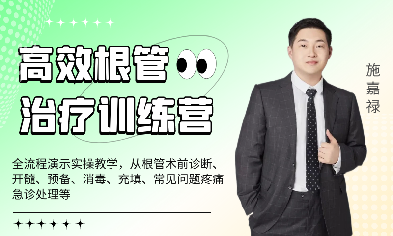 高效根管治疗训练营-施嘉禄